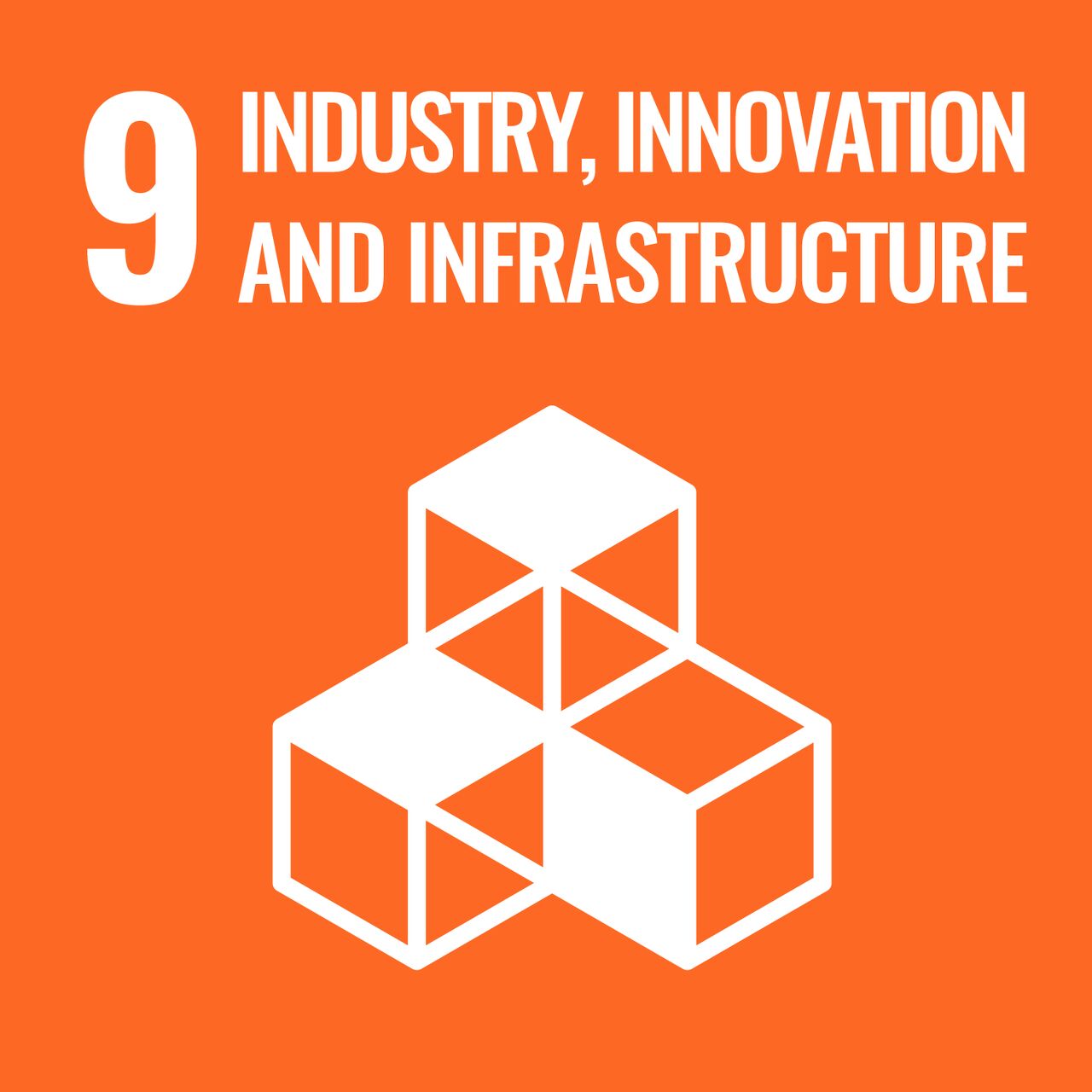 Industry, innovation and infrastructure logo